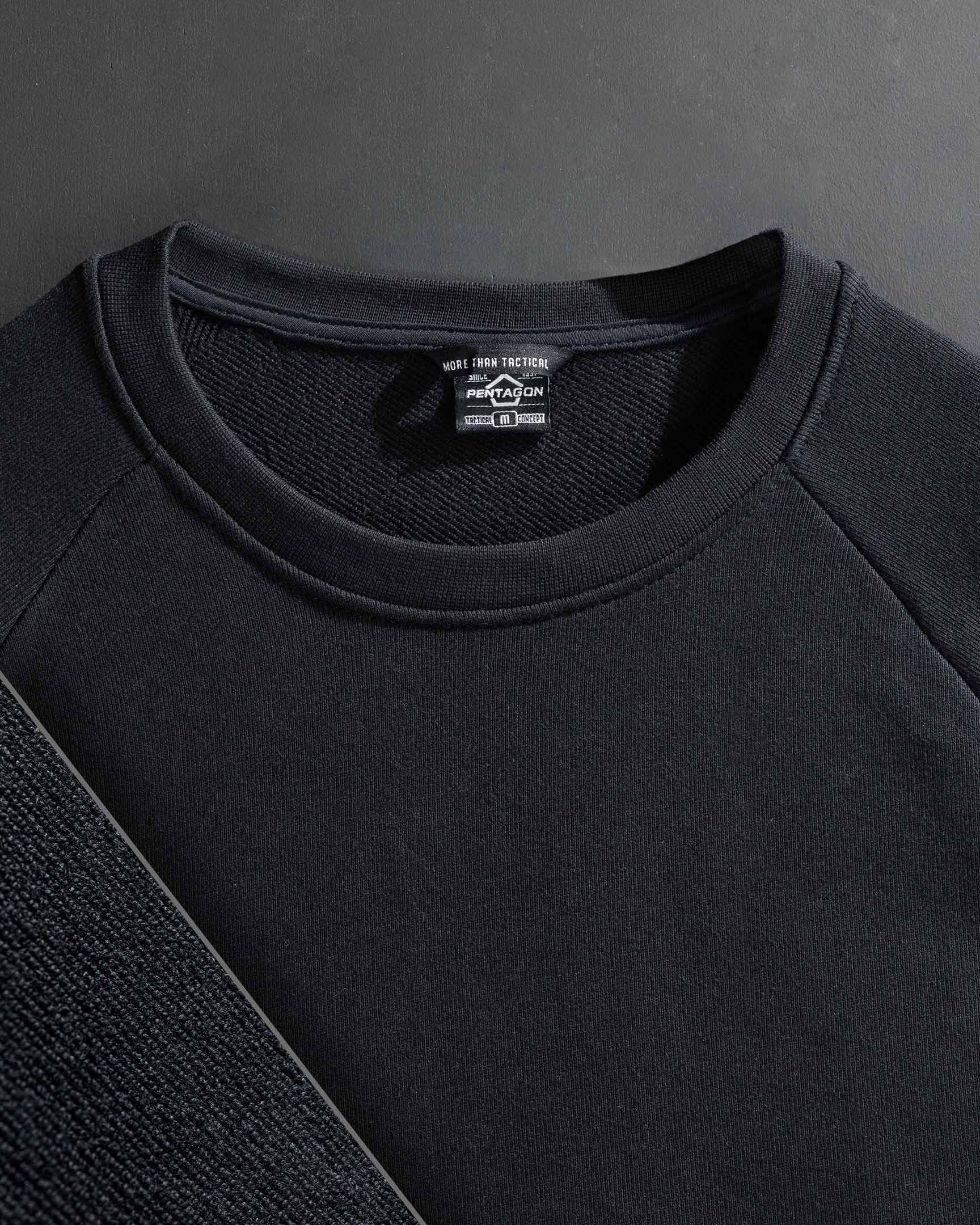 Produs Terry Sweater Black Pentagon Tactical - Confort de Neegalat și Adaptabilitate Tactică