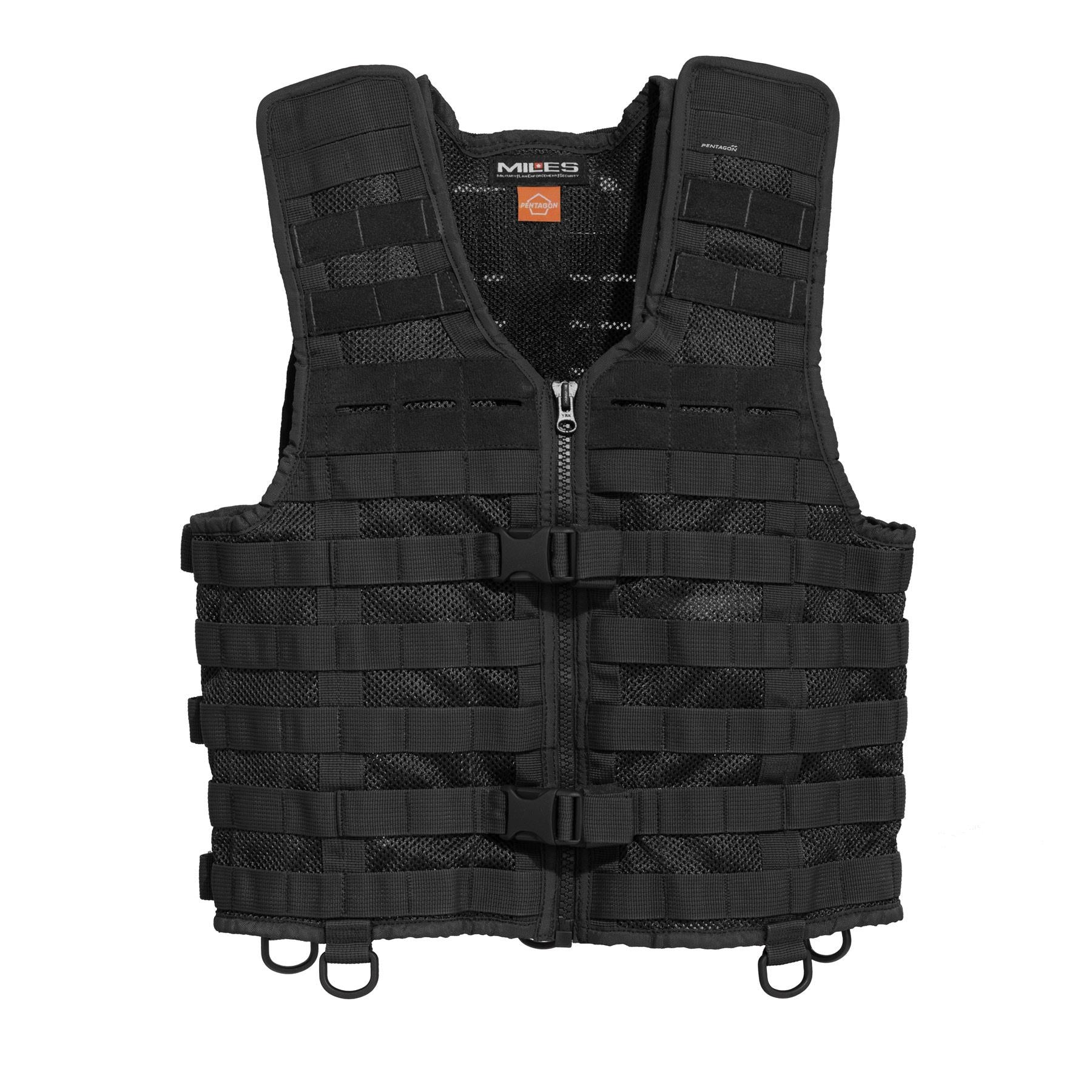 Produs Thorax MOLLE Vest Black Pentagon Tactical - Echipare Esențială și Pregătire Optimă