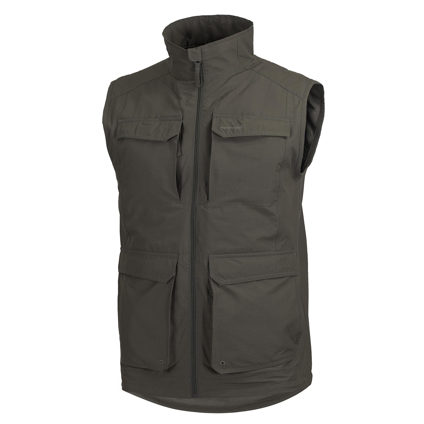 Produs Tigertrail Tropic Vest RAL7013 Pentagon Tactical - Versatilitate și Ventilație în Medii Active