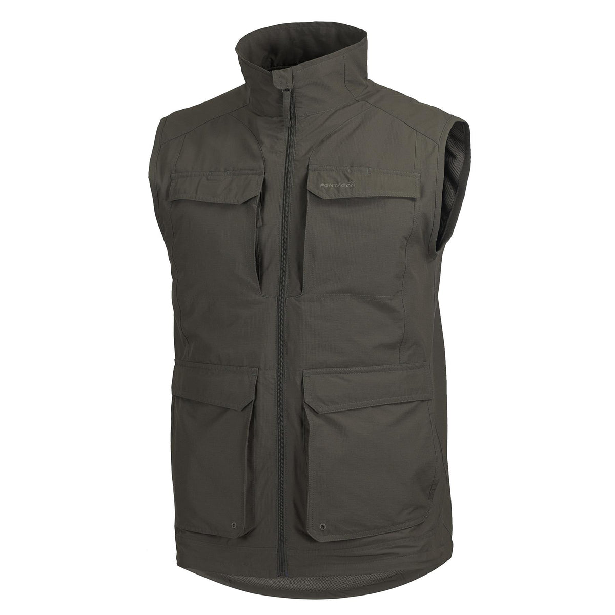 Produs Tigertrail Tropic Vest RAL7013 Pentagon Tactical - Versatilitate și Ventilație în Medii Active