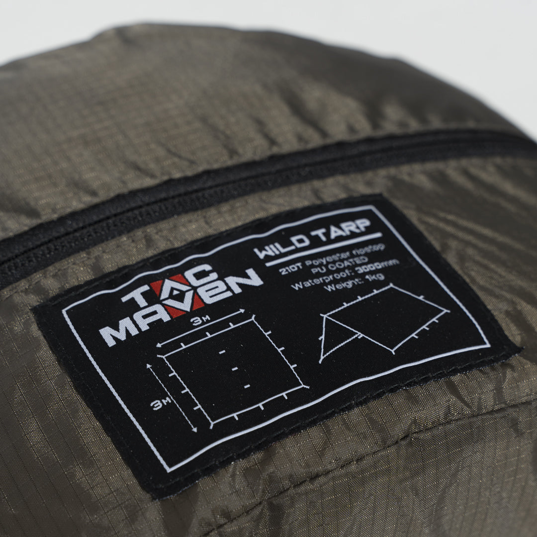 Produs Wild Tarp 3X3M D19026 RAL7013 Pentagon Tactical - Protecție și Adaptabilitate în orice Mediu