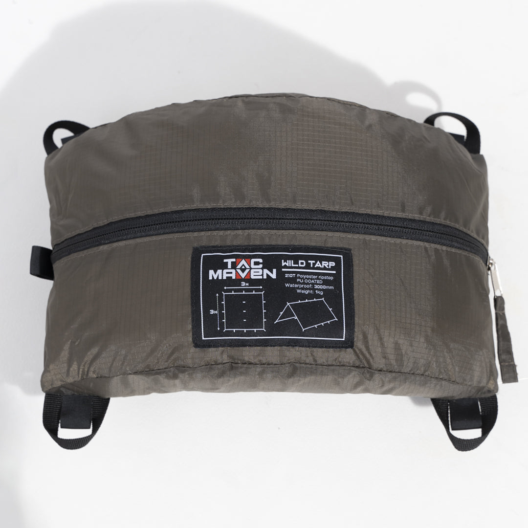 Produs Wild Tarp 3X3M D19026 RAL7013 Pentagon Tactical - Protecție și Adaptabilitate în orice Mediu
