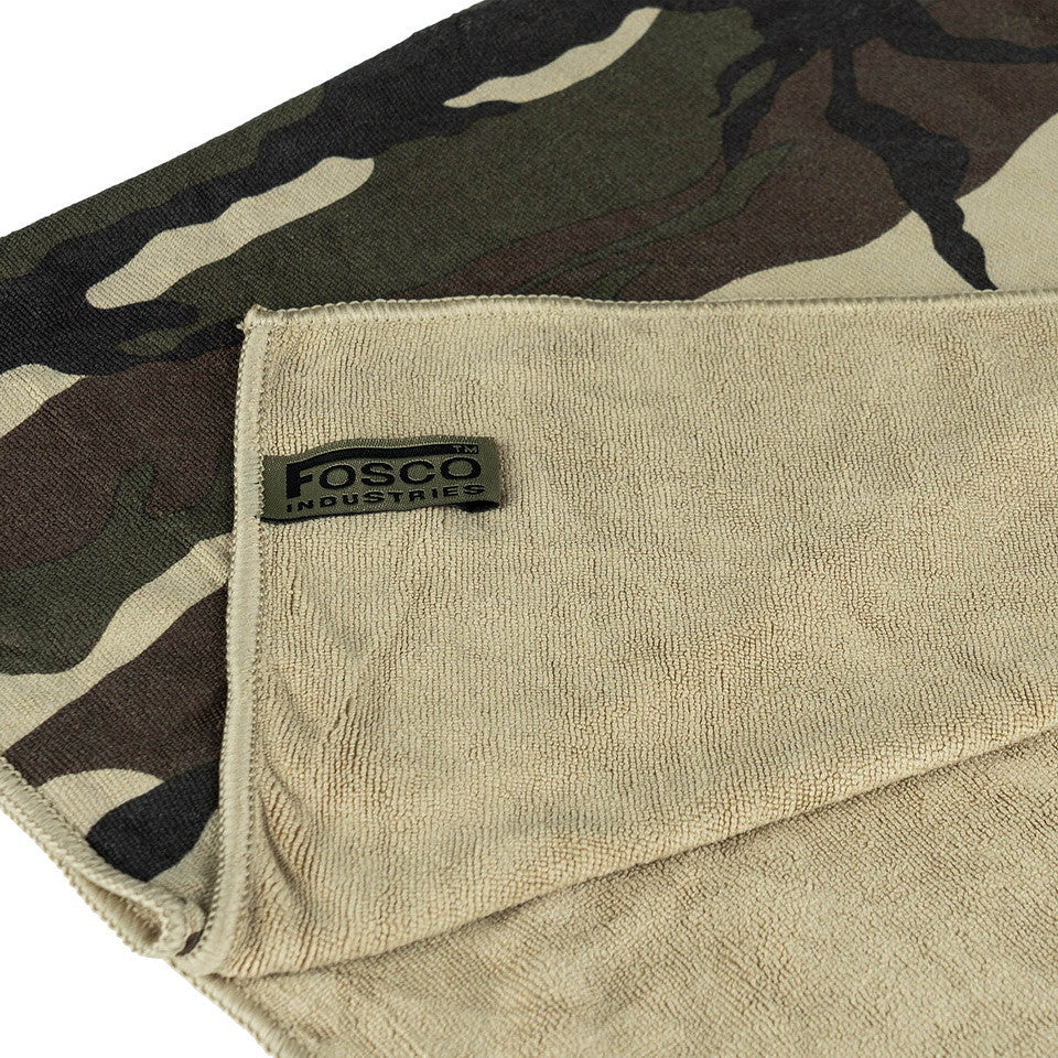 Prosop Microfibră Camuflaj Woodland - Esențial pentru Misiuni Tactice