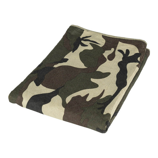 Prosop Microfibră Camuflaj Woodland military-shop.ro - Uscare Rapidă & Compact