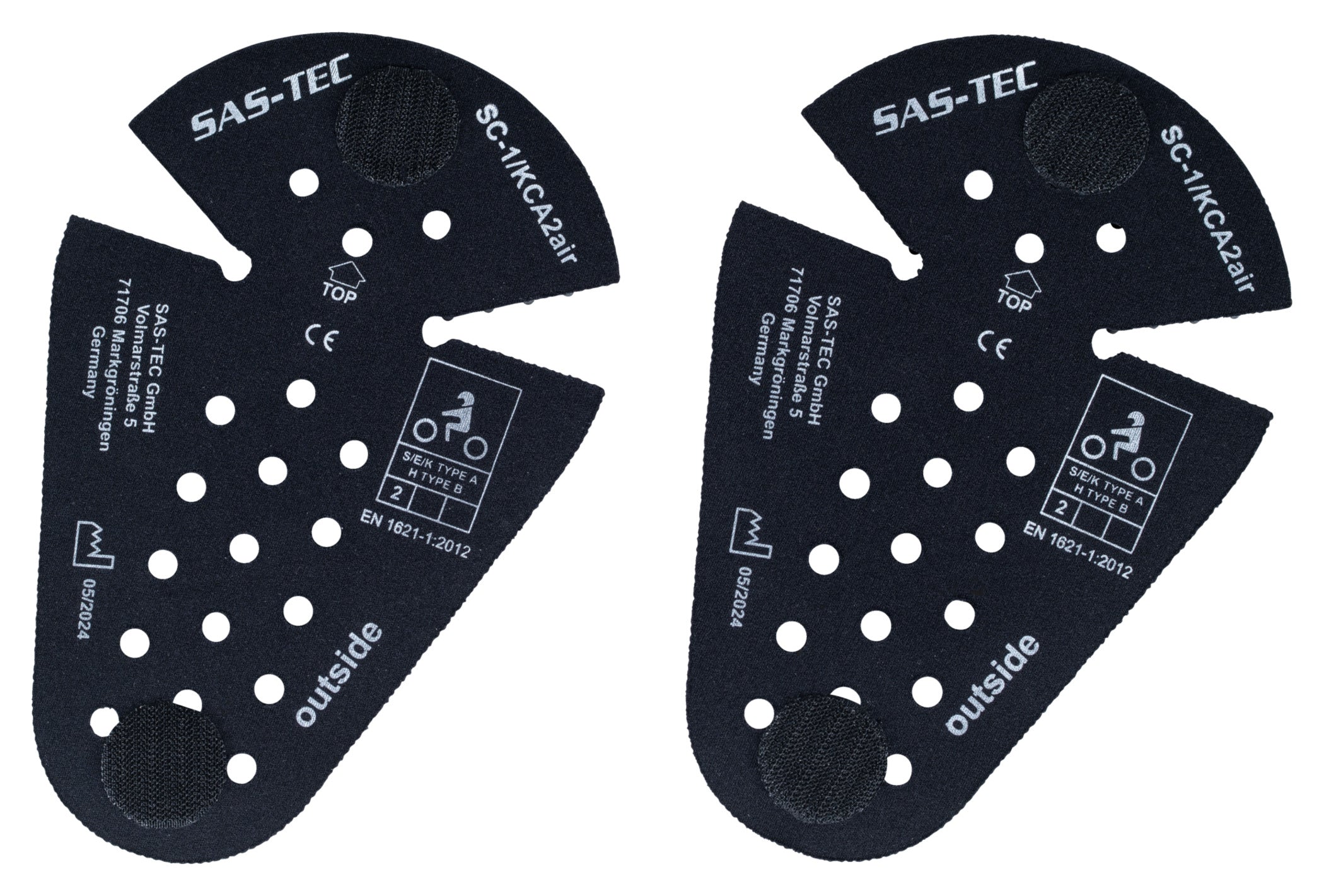 Protecție Cot/Umeri/Genunchi SAS-TEC SC-1/KCA2air Nivel 2 - Flexibilă, Subțire