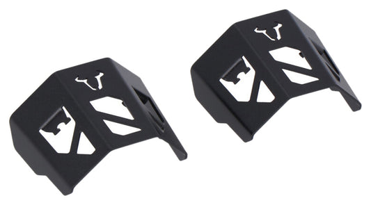Protecție Faruri EVO SW-MOTECH Negru - Oțel, Adventure
