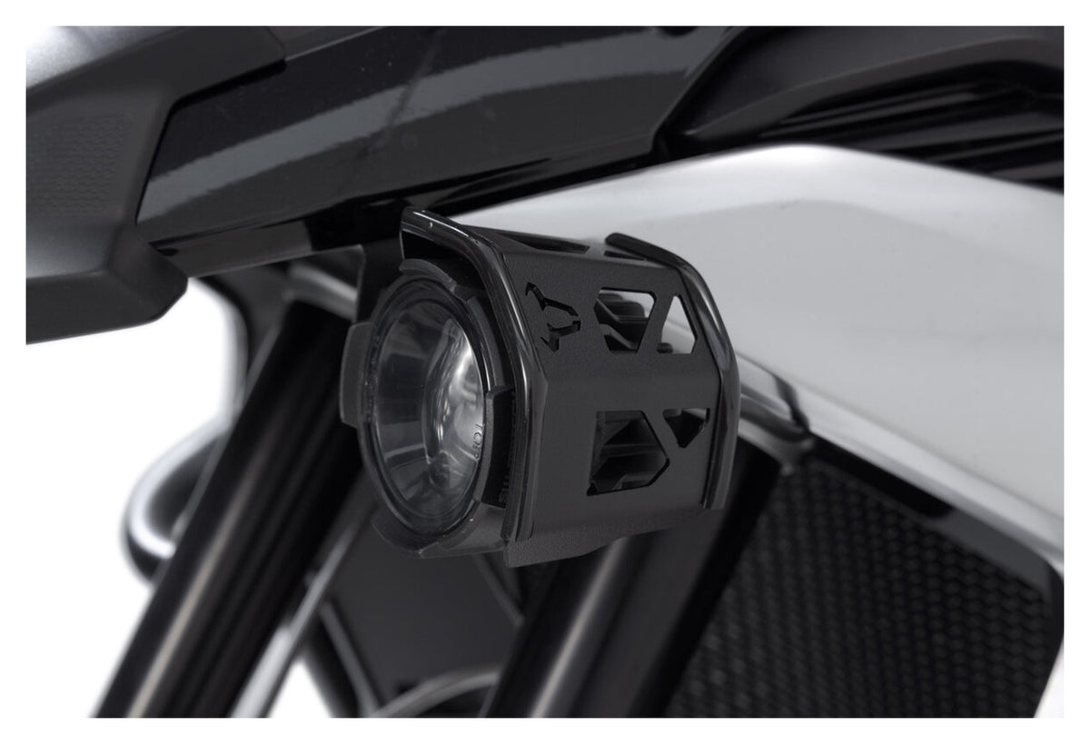 Protecție Faruri EVO SW-MOTECH Negru - Oțel, Adventure