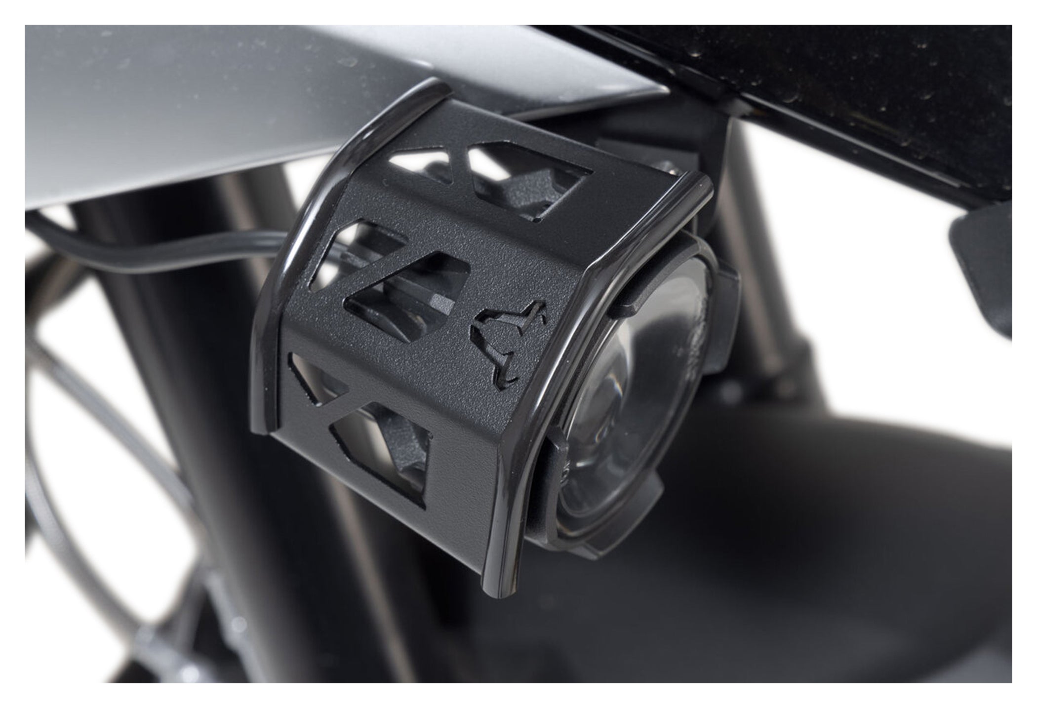 Protecție Faruri EVO SW-MOTECH Negru - Oțel, Adventure