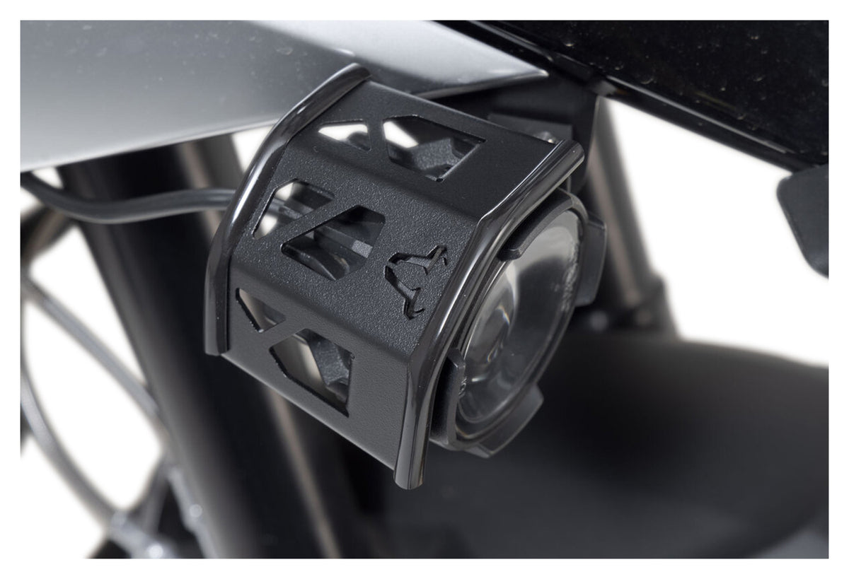 Protecție Faruri EVO SW-MOTECH Negru - Oțel, Adventure
