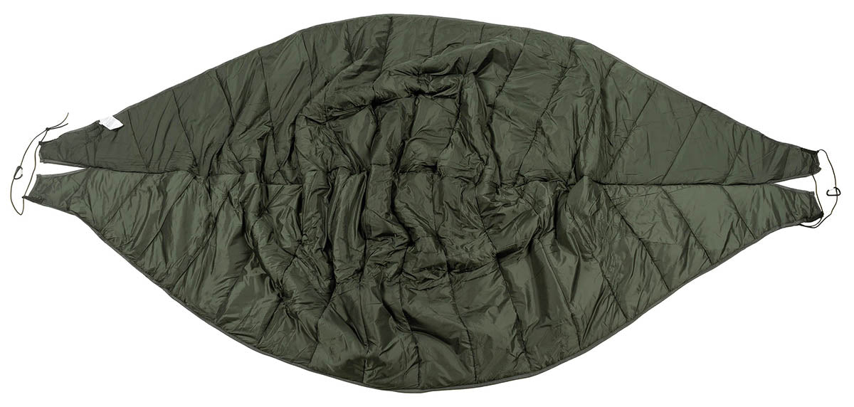 Protecție Termică Hamac Underquilt Verde Oliv FoxOutdoor - 245x70cm, Compact