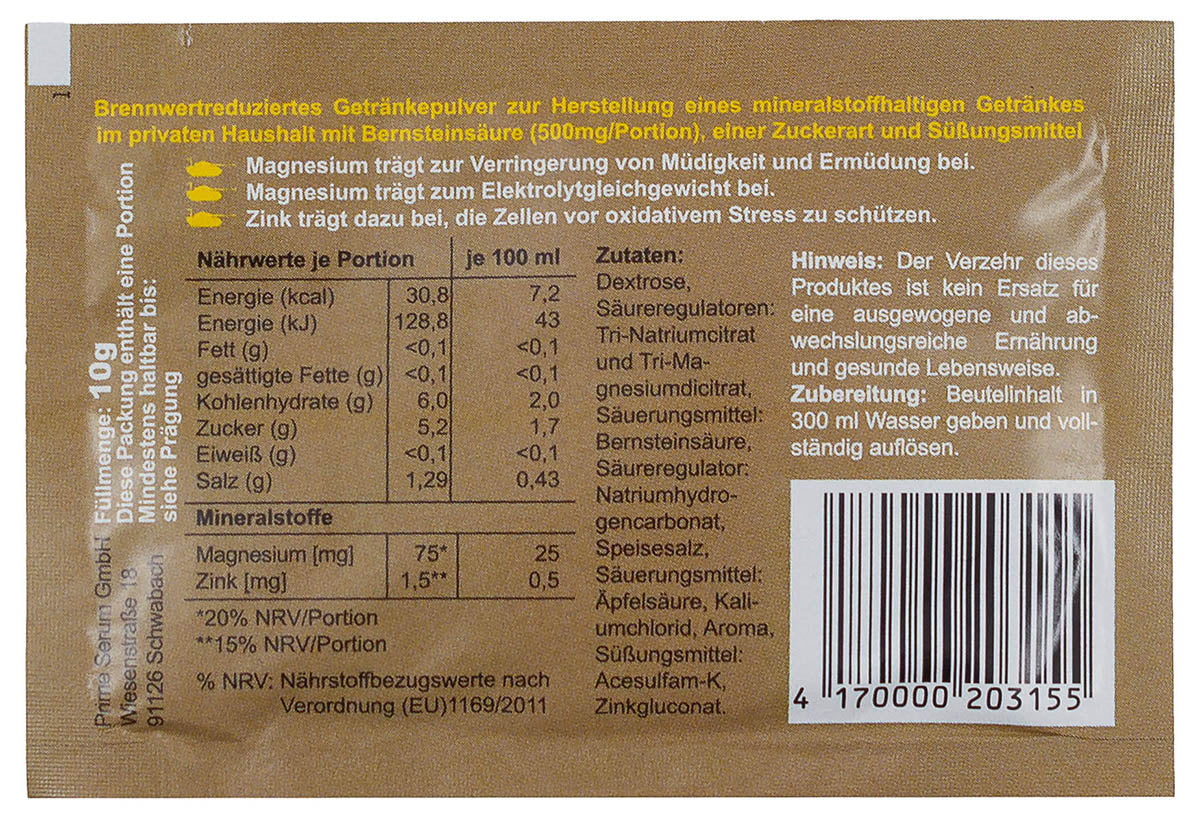 Pulbere Băutură Granatenbrause - 10g, Lămâie-Lime