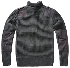 Pulover Alpine Anthracite Brandit - Caldura si Mobilitate