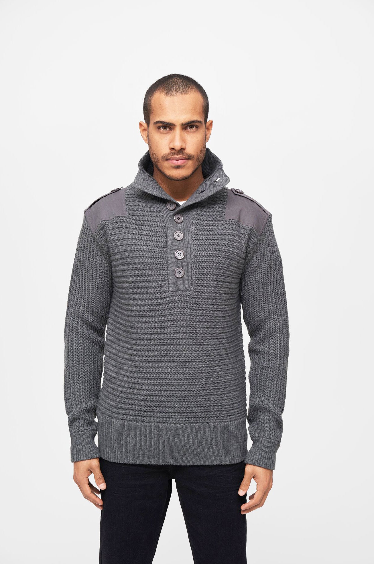 Pulover Alpine Anthracite Brandit - Caldura si Mobilitate