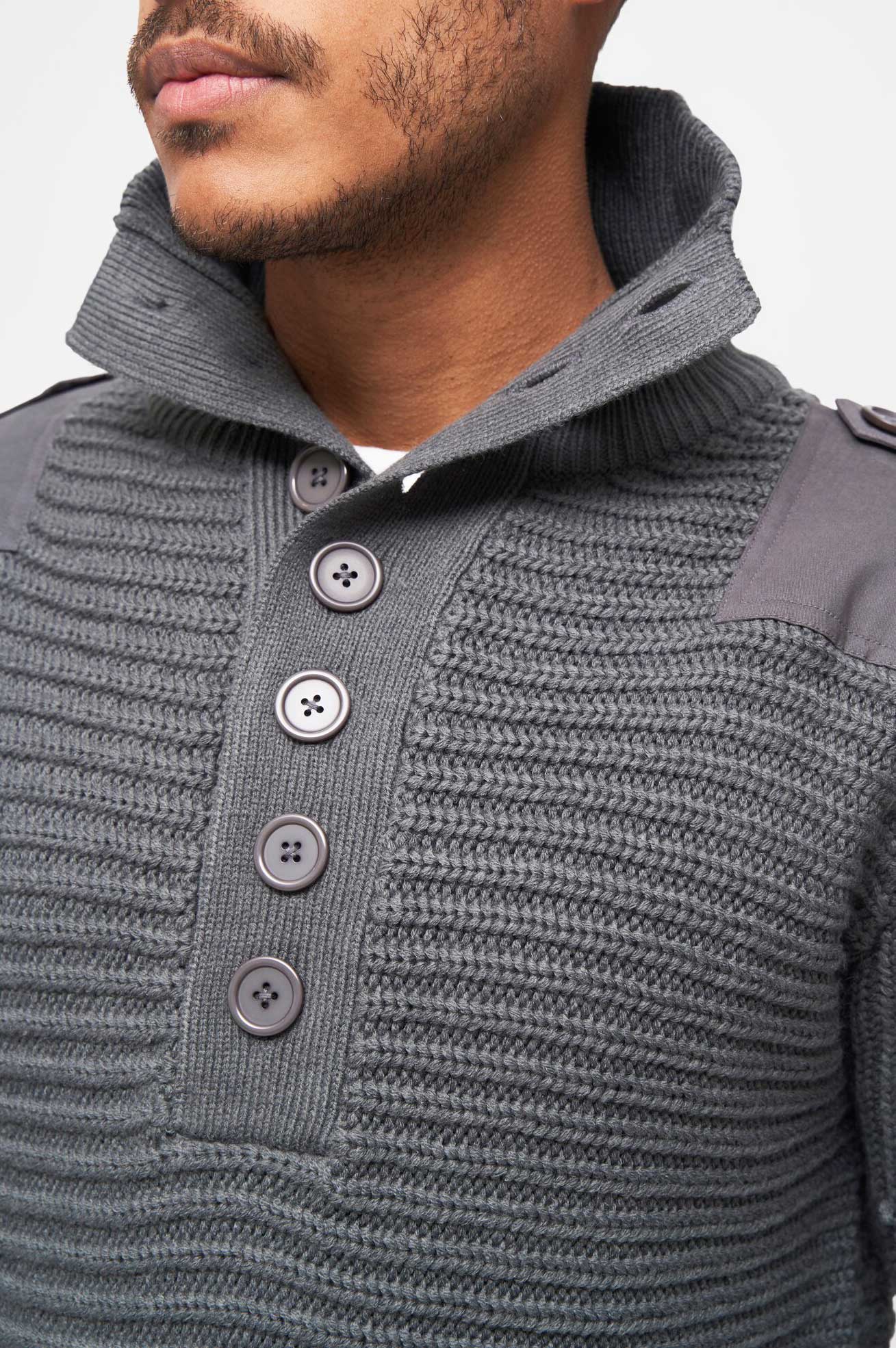 Pulover Alpine Anthracite Brandit - Caldura si Mobilitate