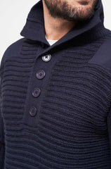 Pulover Alpine Navy Brandit - Caldura si Rezistenta