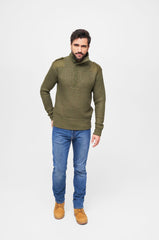Pulover Alpine Olive Brandit - Caldura si Mobilitate