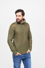 Pulover Alpine Olive Brandit - Caldura si Mobilitate