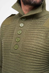 Pulover Alpine Olive Brandit - Caldura si Mobilitate