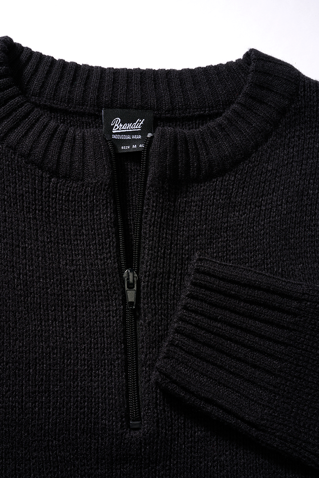 Pulover Army Negru Brandit - Caldura si Durabilitate