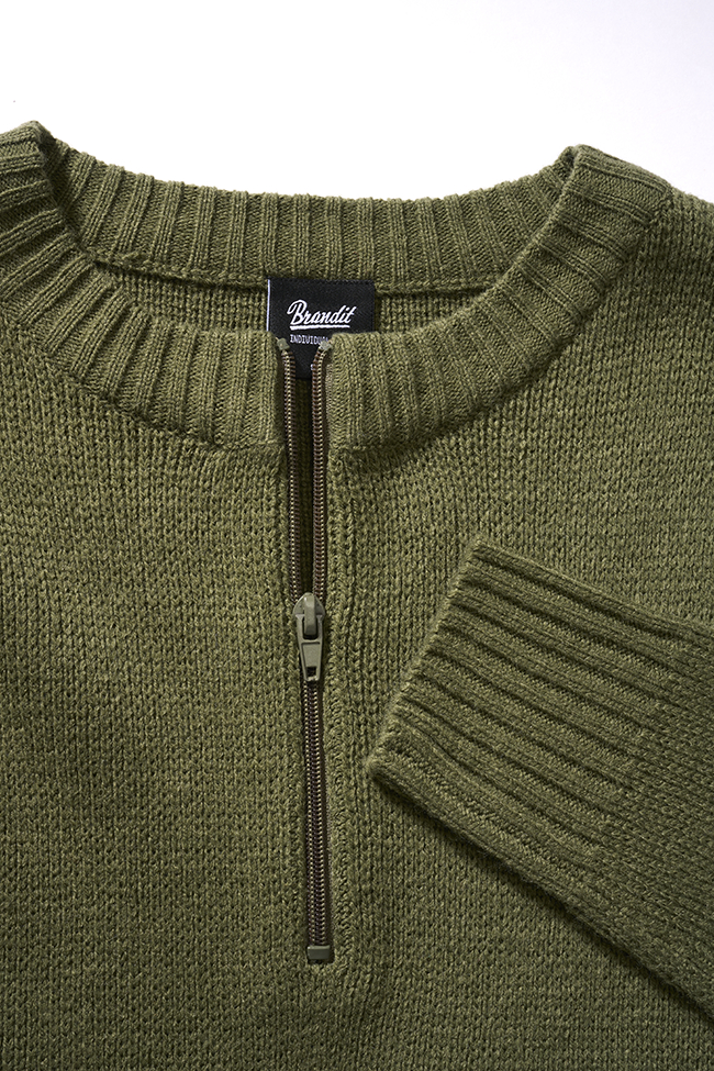Pulover Army Olive Brandit - Caldura si Rezistenta