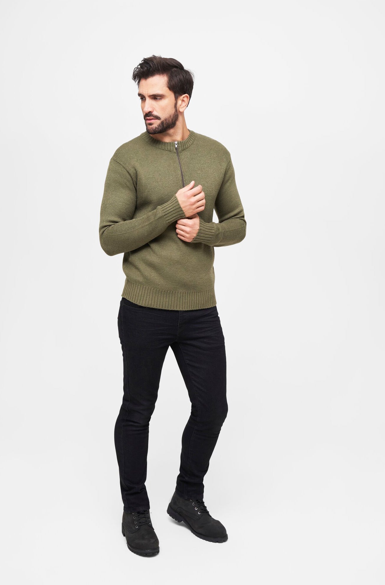 Pulover Army Olive Brandit - Caldura si Rezistenta