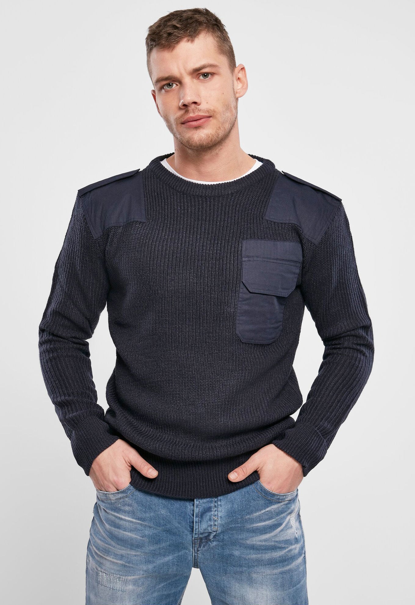 Pulover BW Navy Brandit - Caldura Optima