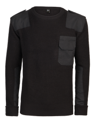 Pulover BW Negru Brandit - Caldura si Rezistenta