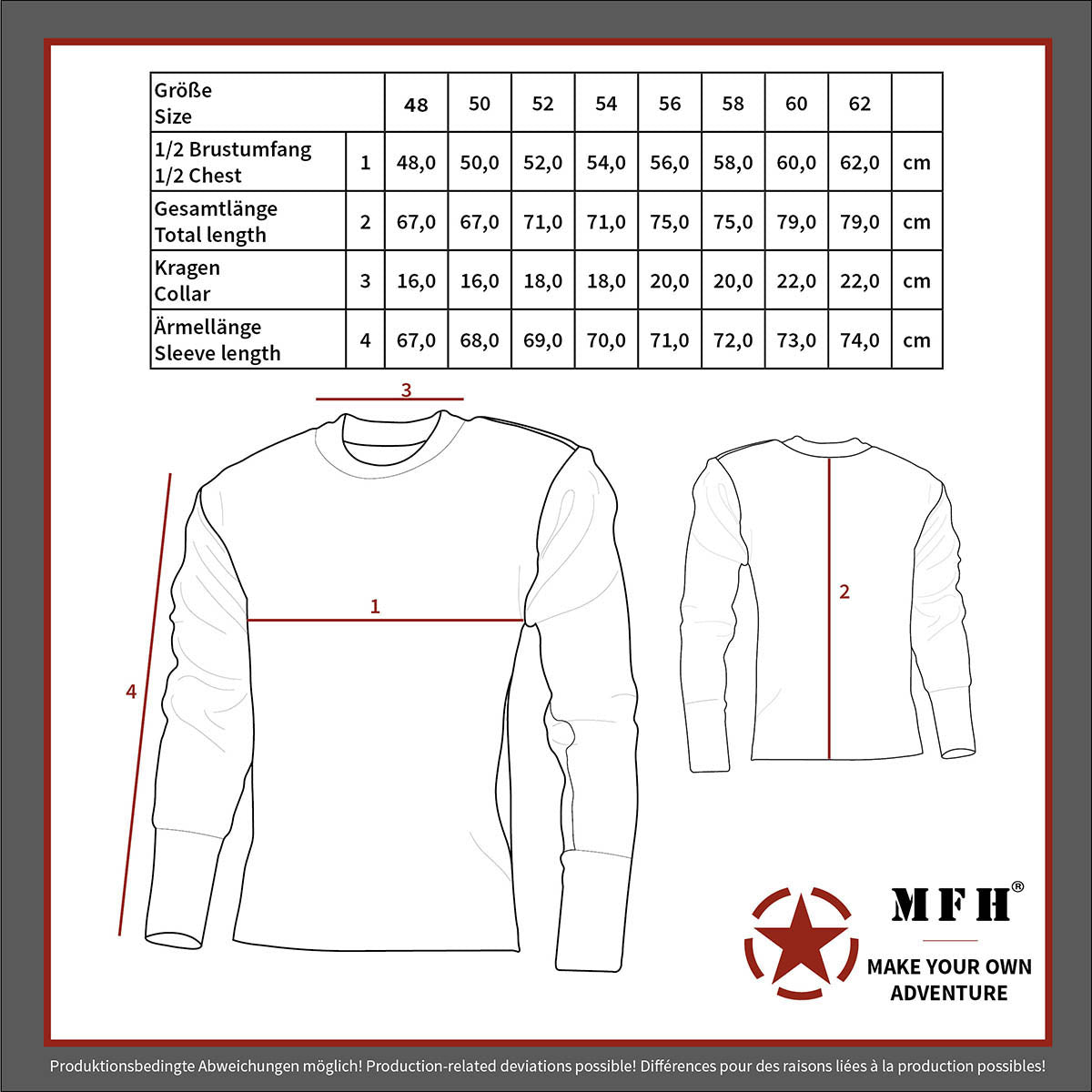 Pulover BW Pullover Oliv MFH - Buzunar Piept, Întărituri Coate