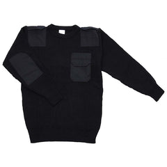 Pulover Commando Acrilic Negru Fostex Garments - Rezistență Tactică