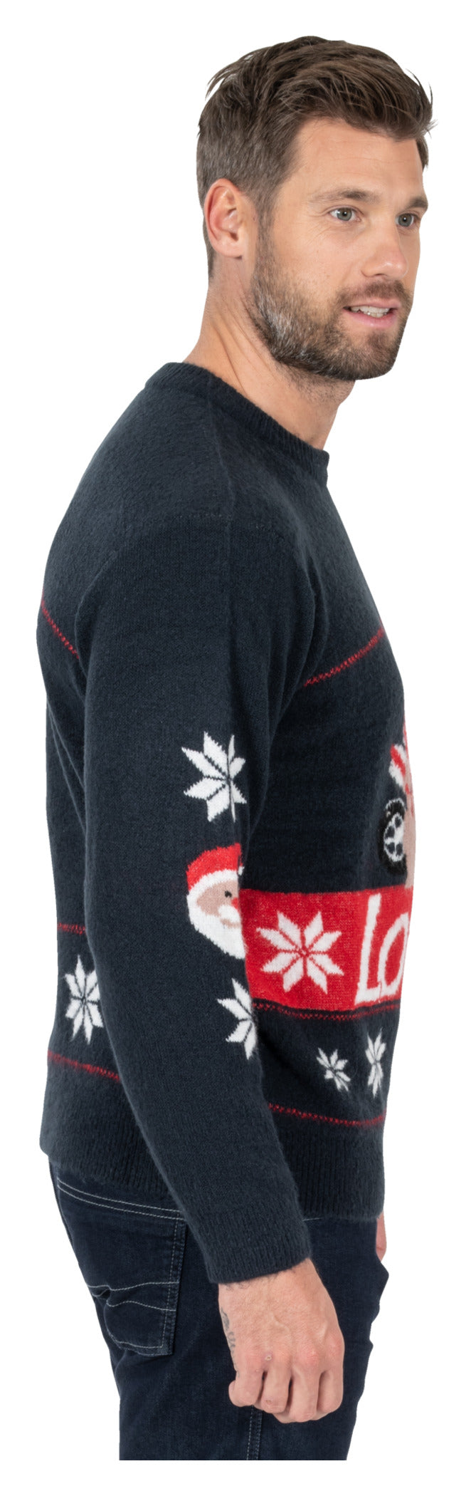 Pulover Crăciun "Ugly Christmas" Louis - Moto Festiv
