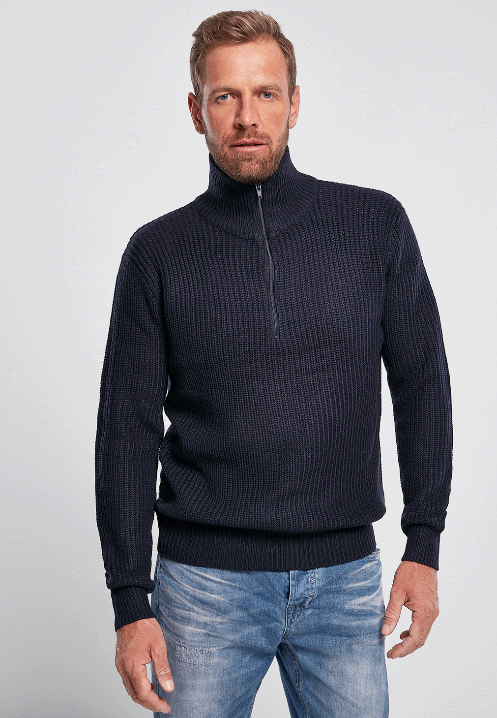 Pulover Marine Troyer Navy Brandit - Caldura si Mobilitate