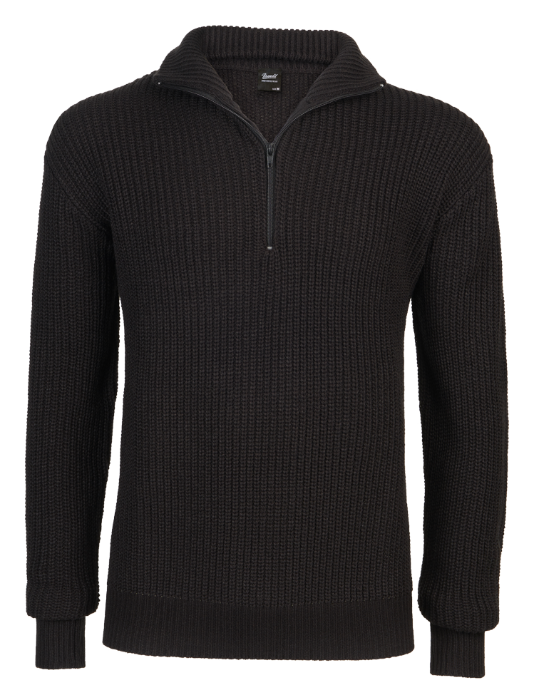 Pulover Marine Troyer Negru Brandit - Caldura Esentiala
