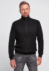 Pulover Marine Troyer Negru Brandit - Caldura Esentiala