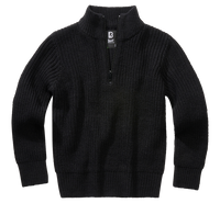 Pulover Marine Troyer Negru Copii Brandit - Calitate Premium