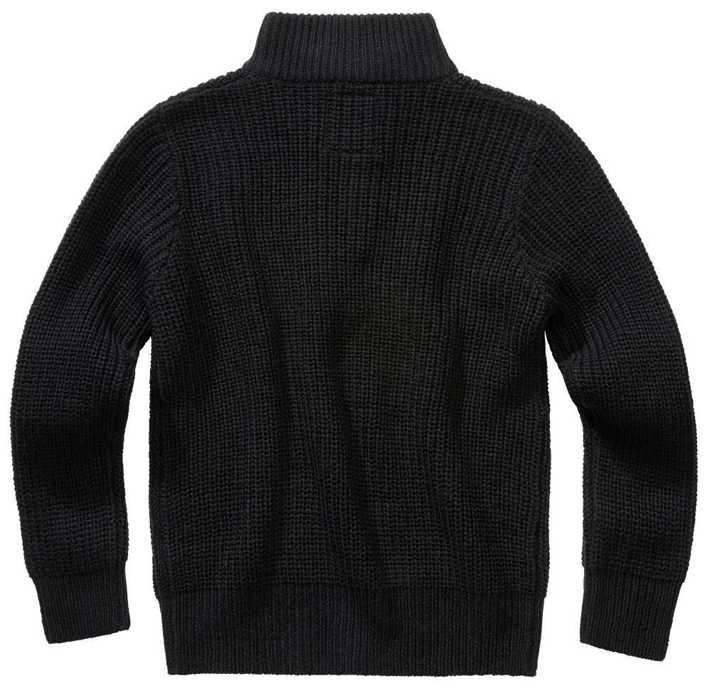 Pulover Marine Troyer Negru Copii Brandit - Calitate Premium