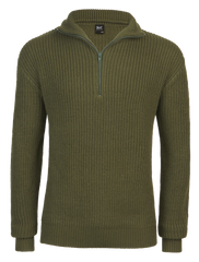 Pulover Marine Troyer Olive Brandit - Caldura Robusta