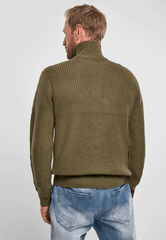 Pulover Marine Troyer Olive Brandit - Caldura Robusta