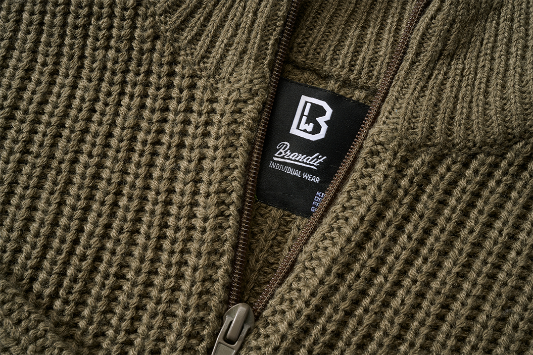 Pulover Marine Troyer Olive Copii Brandit - Caldura si Rezistenta