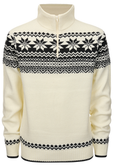 Pulover Norvegian Alb Brandit - Caldura Esentiala si Durabilitate