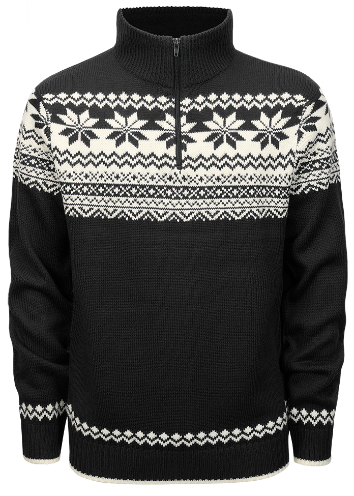 Pulover Norvegian Negru Brandit - Caldura Esentiala