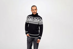 Pulover Norvegian Negru Brandit - Caldura Esentiala
