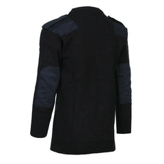 Pulover Tactice Werk Trui Commando Acril Negru - Durabilitate Fără Compromis