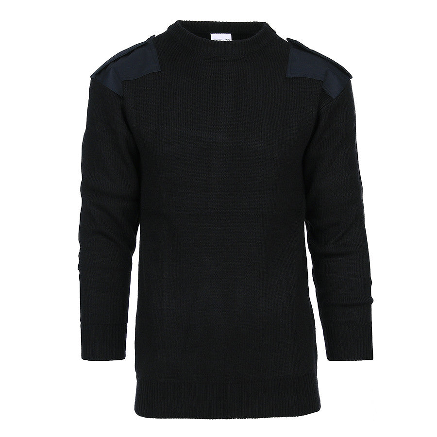 Pulover Tactice Werk Trui Commando Acril Negru - Durabilitate Fără Compromis