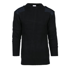 Pulover Tactice Werk Trui Commando Acril Negru - Durabilitate Fără Compromis