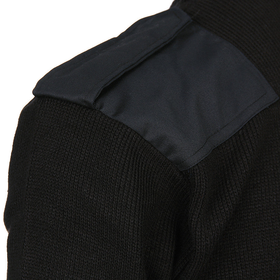 Pulover Tactice Werk Trui Commando Acril Negru - Durabilitate Fără Compromis
