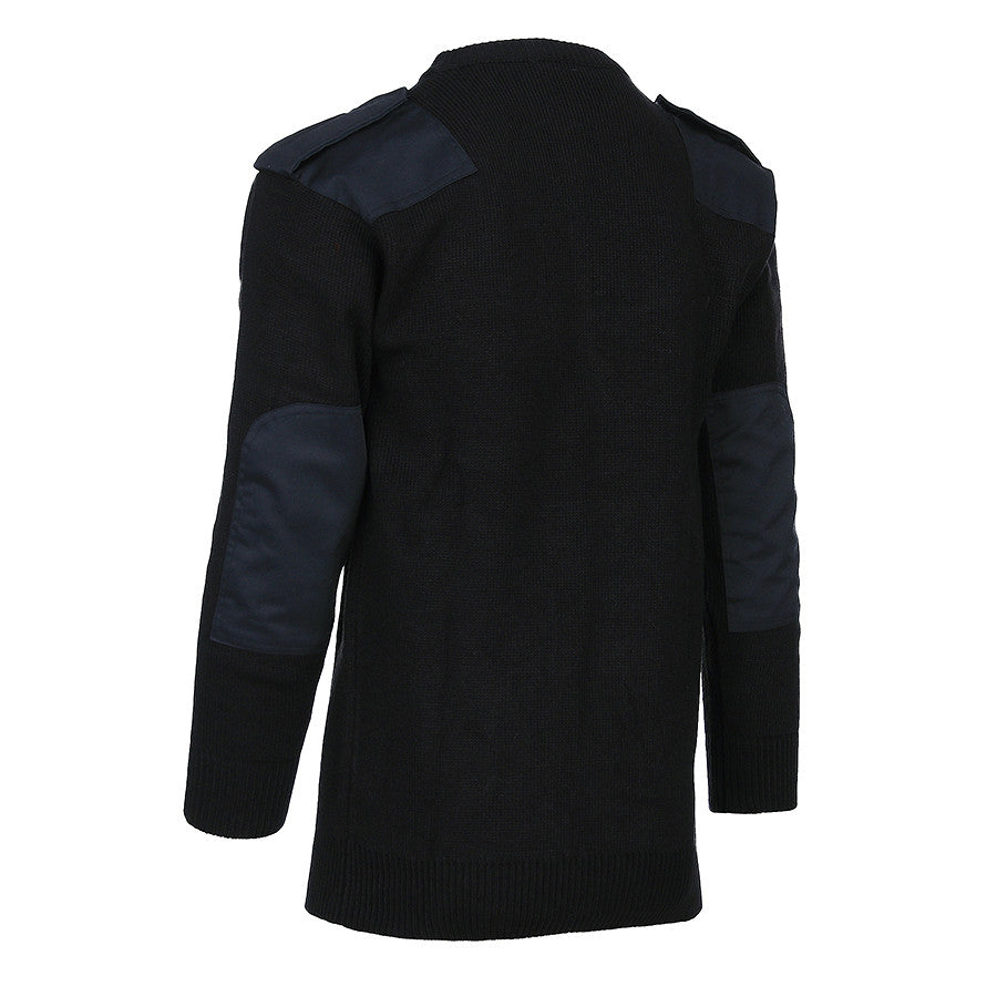 Pulover Tactice Werk Trui Commando Acril Negru - Durabilitate Fără Compromis