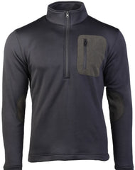 Pulover Thermo-Fleece Negru cu Fermuar