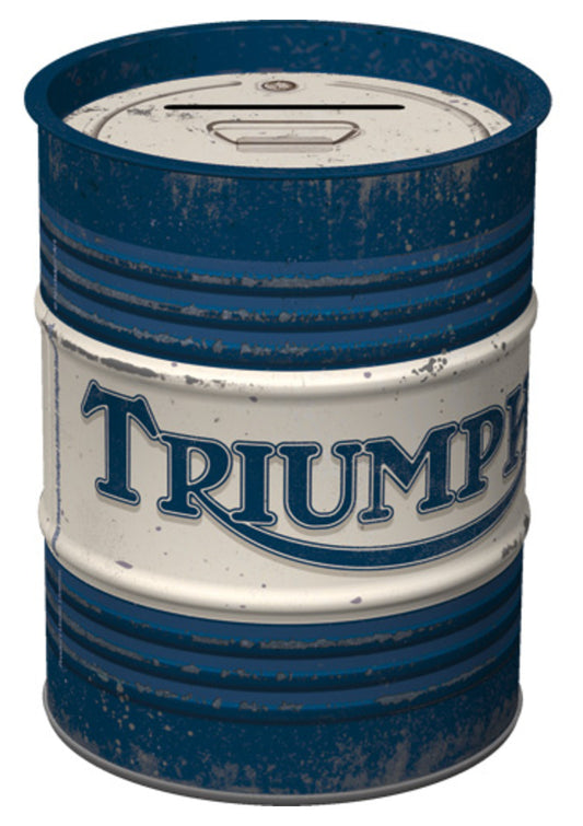 Pușculiță Decorativă Butoi de Ulei Triumph - Design Retro