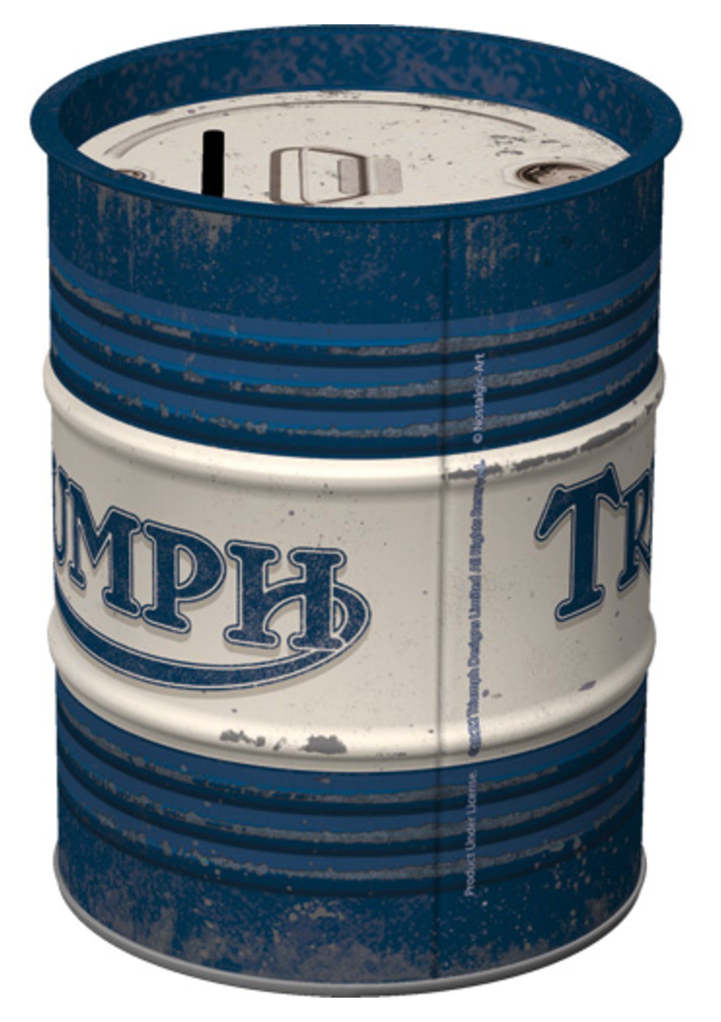 Pușculiță Decorativă Butoi de Ulei Triumph - Design Retro