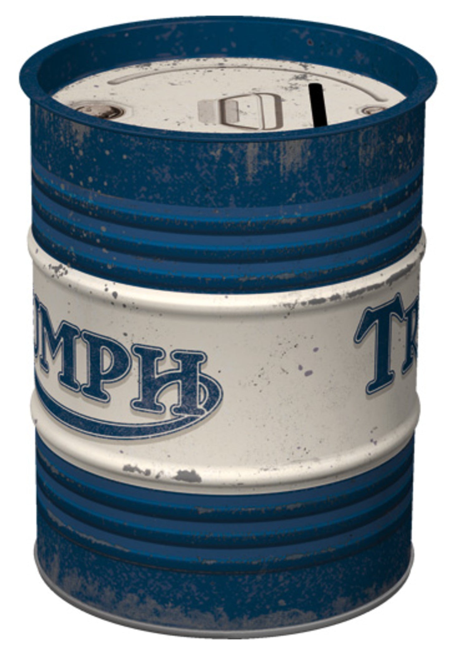 Pușculiță Decorativă Butoi de Ulei Triumph - Design Retro